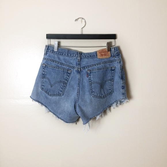 [Levi's] Vintage High Rise Denim Cut Off Shorts - Picture 8 of 11